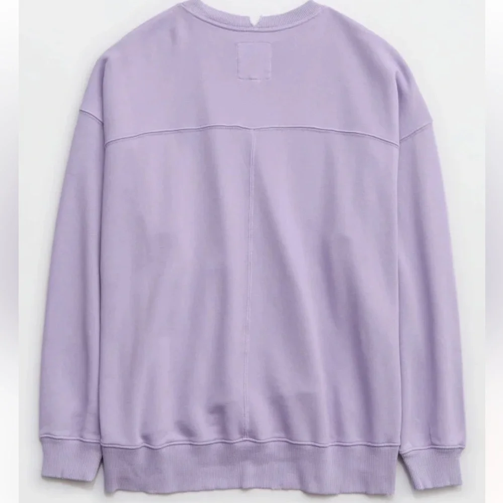 NWT AERIE THE CHILL CREW SWEATSHIRT Lavander size S